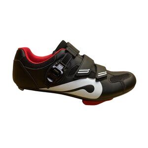 Peloton Men’s Black & Red Milimetric Closure Strap Cycling Cleat Shoes Size 41
